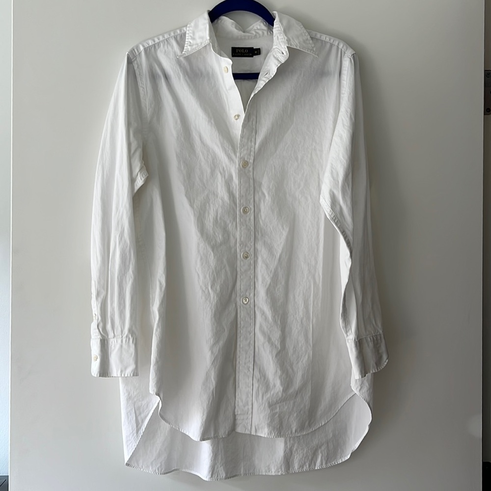 Polo Ralph Lauren White Button Down Shirt